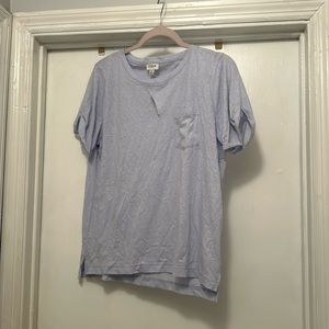 J. Crew Factory blue tee in Medium